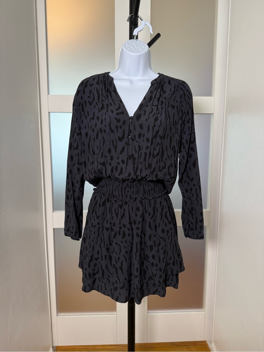 Rails Jasmine Dress, Print Ash Cheetah, Size XS.
